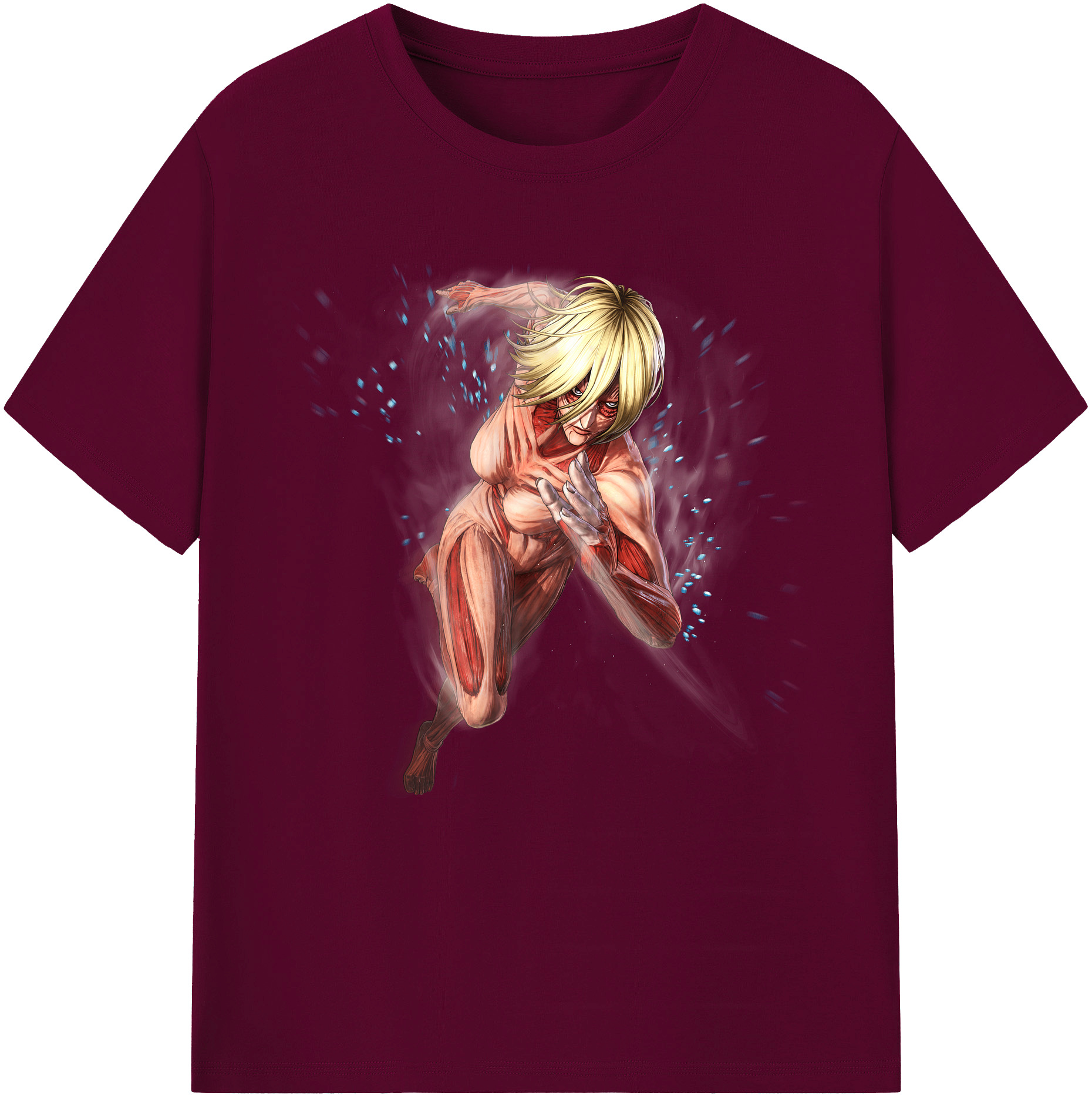（画像用） 進撃の巨人 Attack on Titan レディースカジュアルプリントTシャツ（綿100％）
